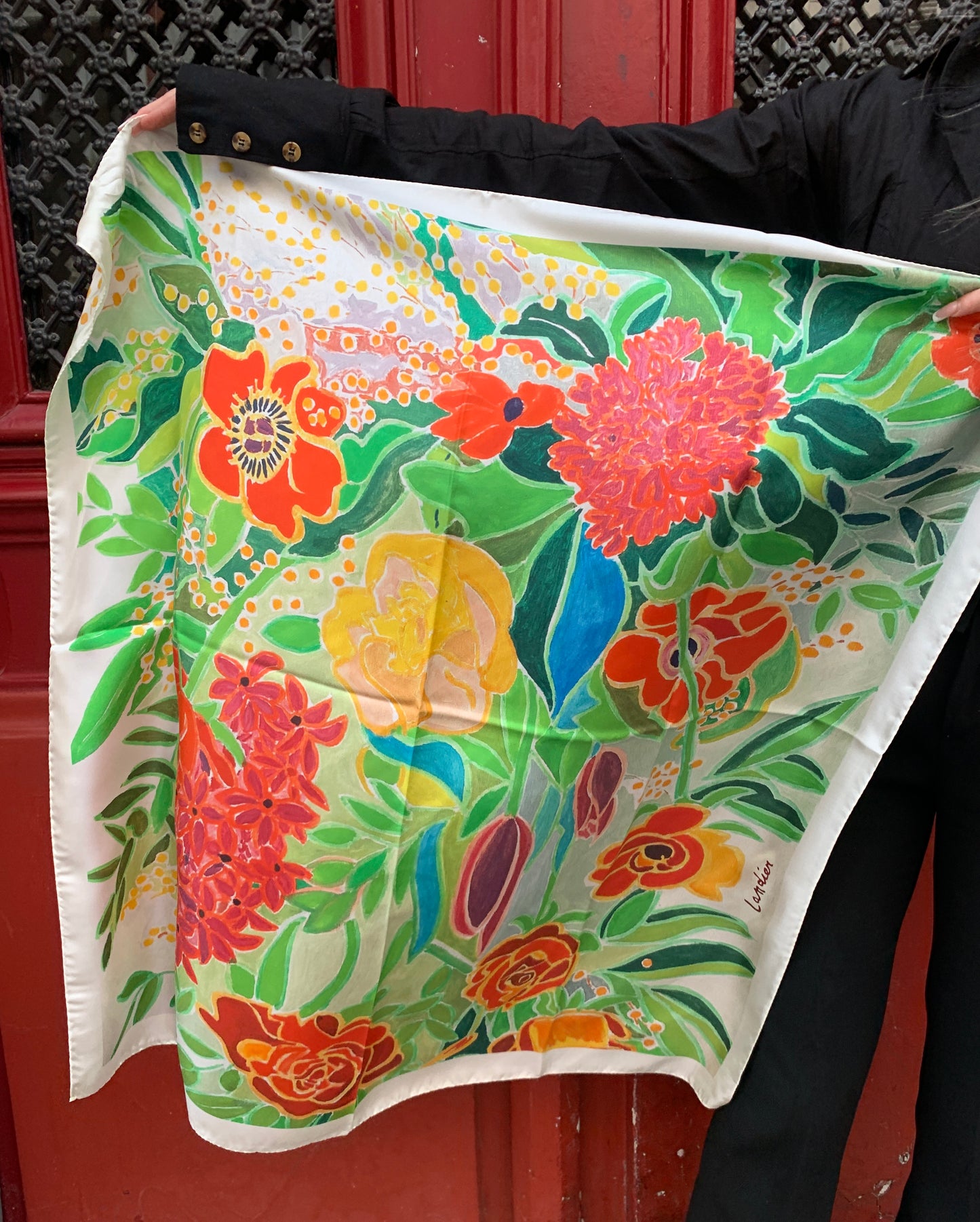 Foulard fleurs