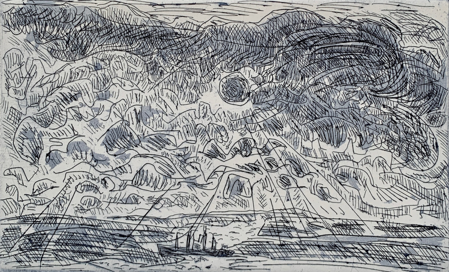 Coucher de soleil sur la mer, 2004