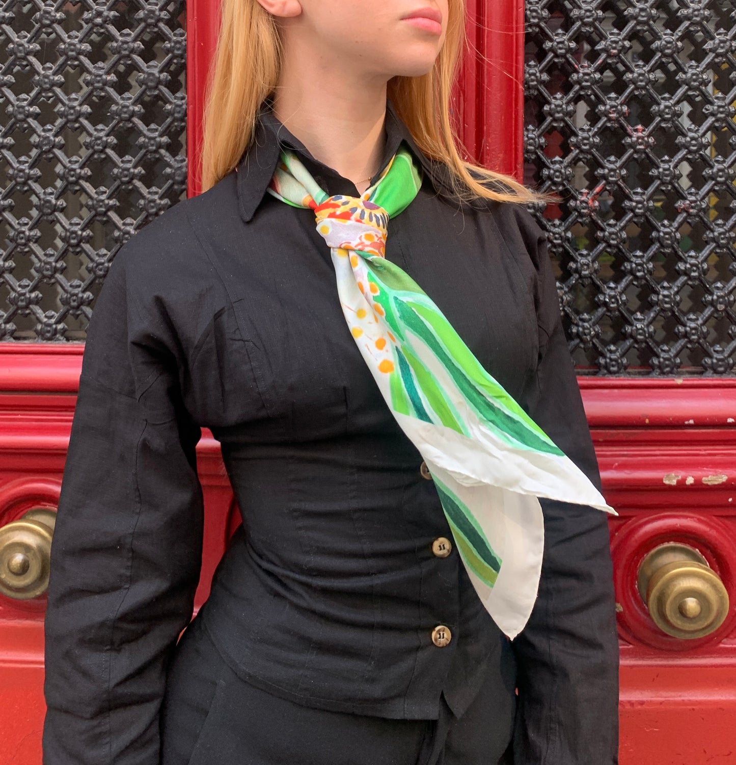 Foulard fleurs