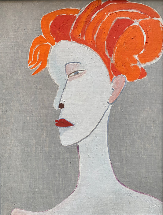 Carlotta Ikeda in profile, 1983
