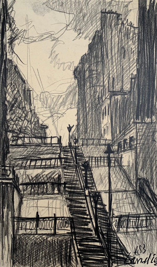 Les escaliers, 1953