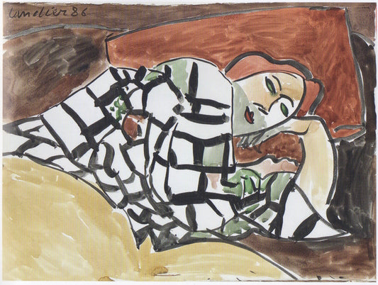 Romaine au kimono ou La sieste, 1986