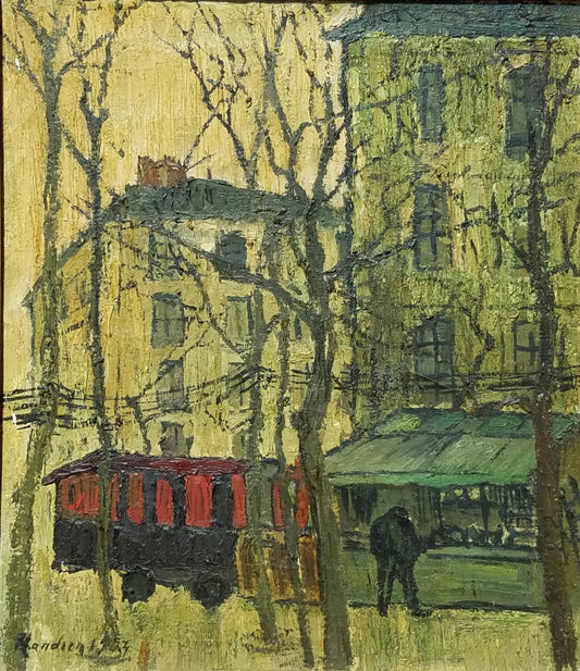 Les forains Place de Clichy 1953